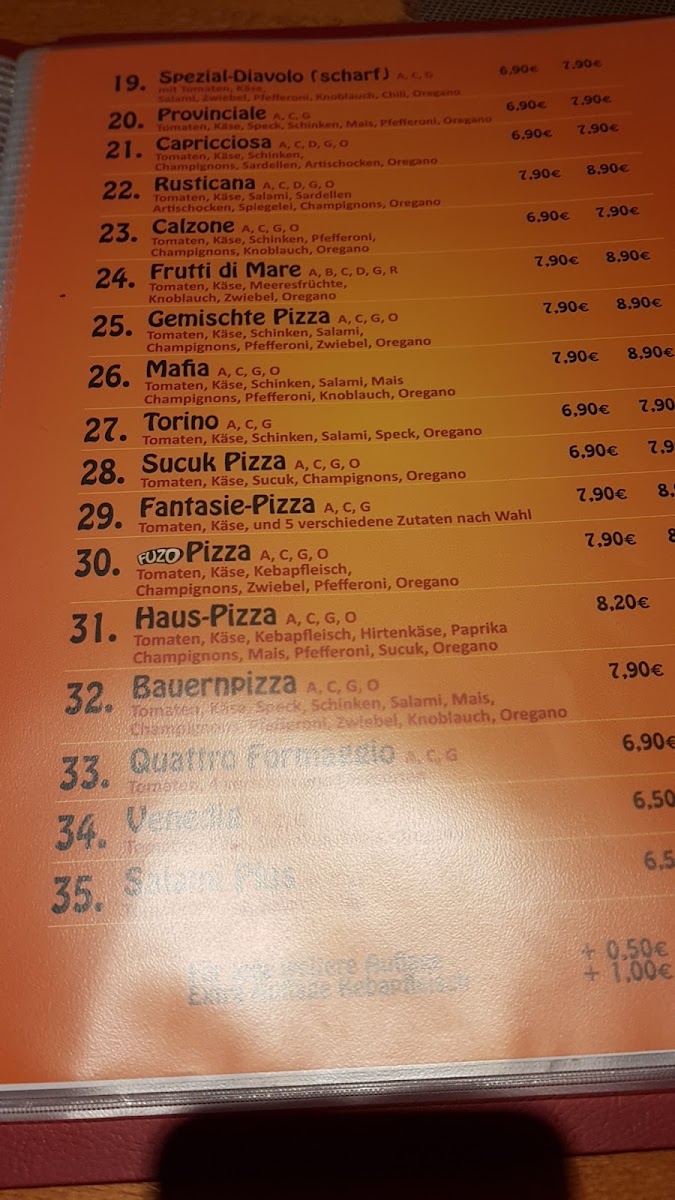 Menu Fuzo Pizza & Kebap-4